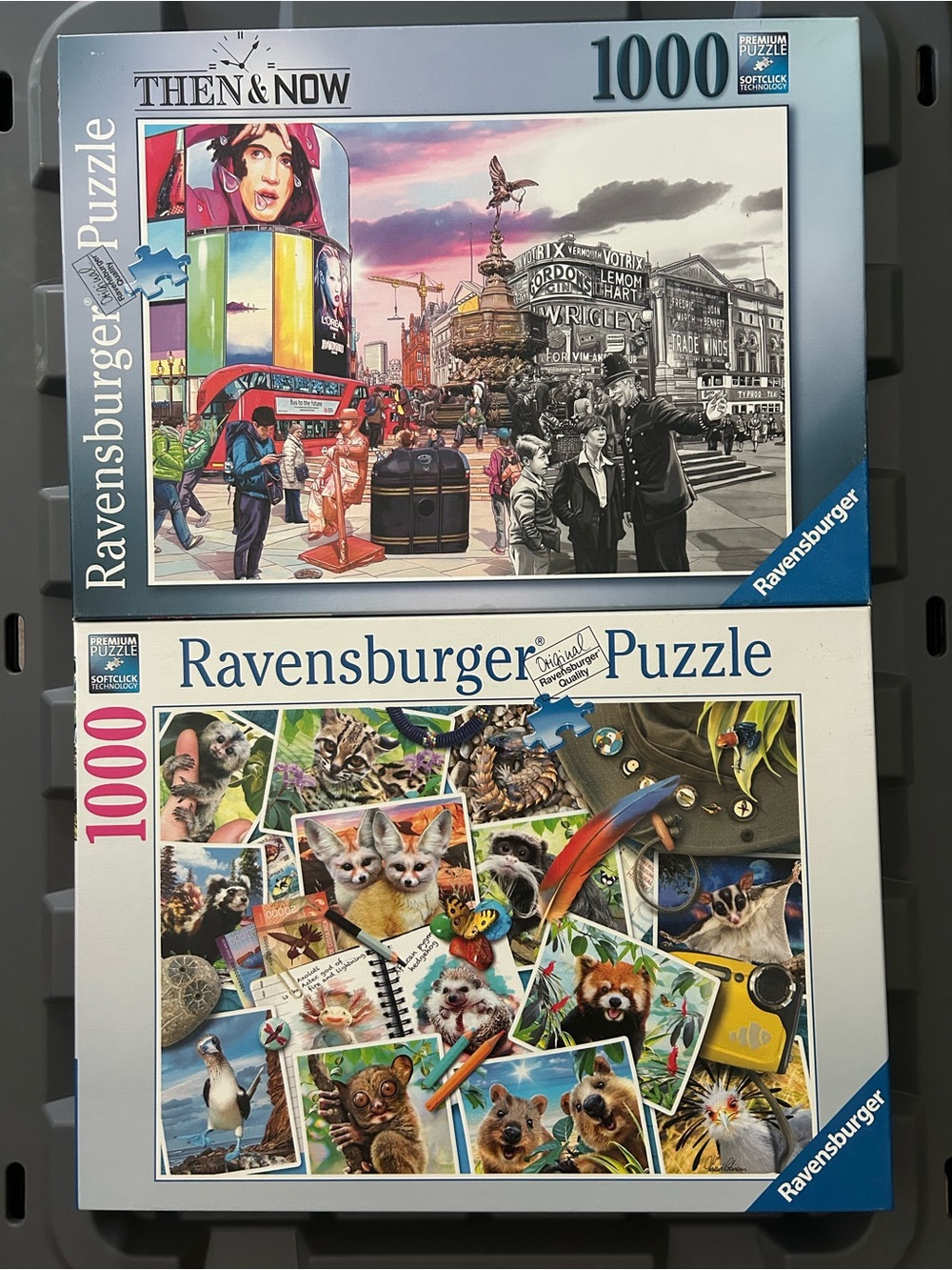 Ravensburger Multi-Color Puzzle Pair with White Boxes
